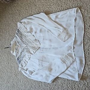 Sandro Paris Lace Blouse